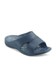 Aetrex Mens Lynco Slides Flip Navy