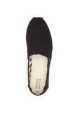 Toms Women Alpargata Black/Black Recycled Cotton Canvas