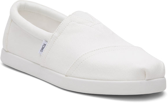Toms Men Alp Fwd White Recycled Cotton Canvas