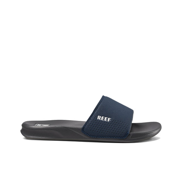 Reef Mens Sandals Reef One Slide Navy/White