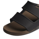 Reef Mens Sandals Oasis Double Up Fossil/Black