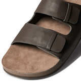 Reef Mens Sandals Ojai Two Bar Brown Leather