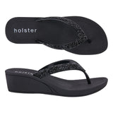 Holster Women's Alora Wedge Sandal Black