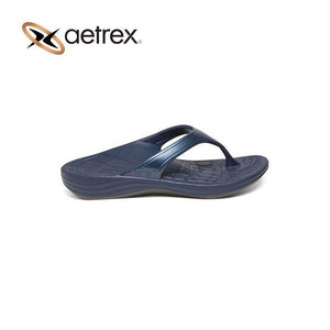 Aetrex Women Fiji Flip Navy