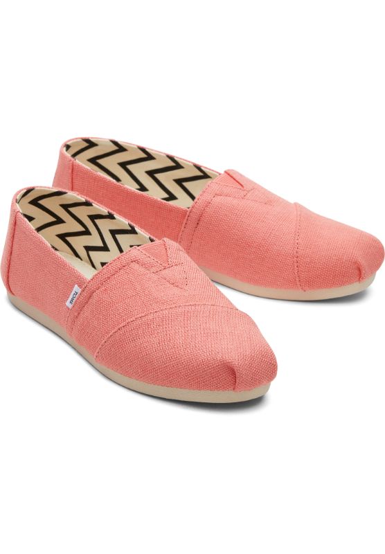 Toms Women Alpargata Orange Peach Heritage RES TOE RUN Malaysia Res Toe Run