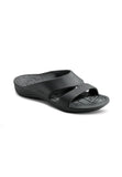 Aetrex Women Lynco Slides Flip Black