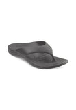 Aetrex Mens Lynco Flip Charcoal